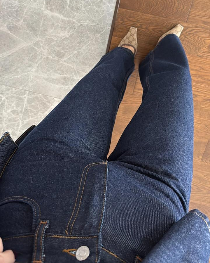 Denim Era - Belted Set